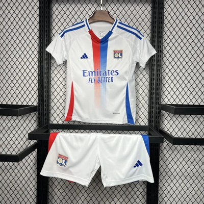 Equipación de fútbol para niños Olympique Lyonnais 1ª equipación 24/25
