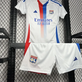 Kids Olympique Lyonnais Home Jersey 24/25 Football Kit My Store