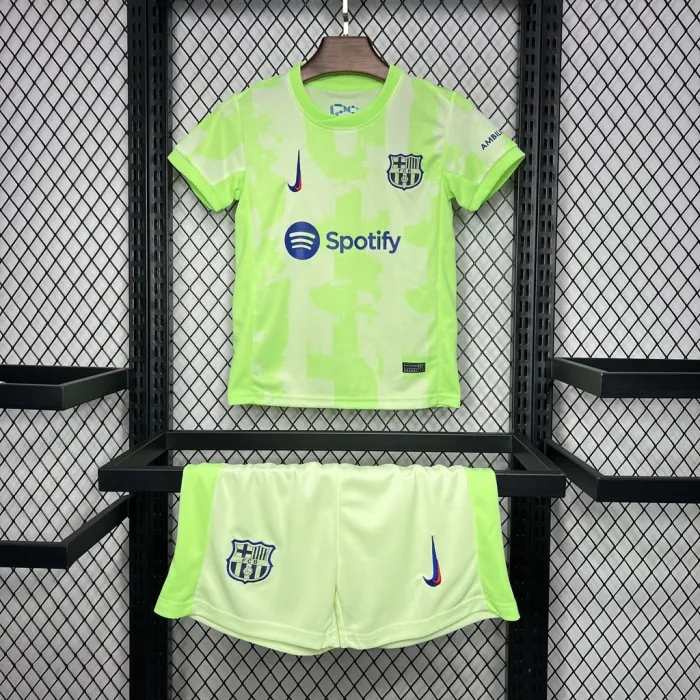 Camiseta de fútbol infantil de la tercera equipación del Barcelona 24/25