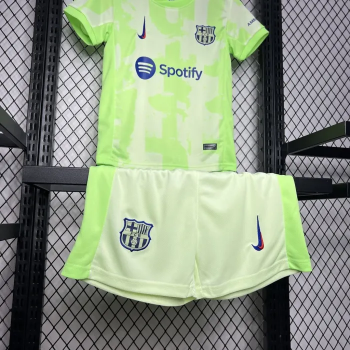 Kids Barcelona Third Jersey 24/25 Football Kit