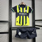 Kids Manchester City Away Jersey 24/25 Football Kit My Store