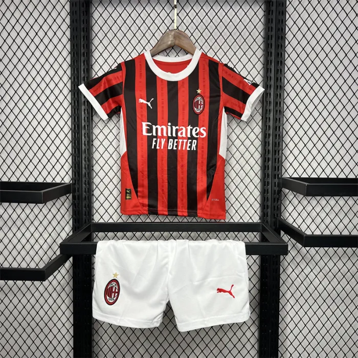 Kids AC Milan Home Jersey 24/25 Football Kit