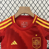 Kids Spain Home Kit 24/25 Euro Cup 2024 Football Jersey - PalmSportss