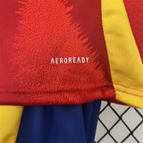 Kids Spain Home Kit 24/25 Euro Cup 2024 Football Jersey - PalmSportss