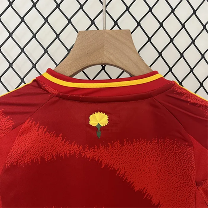 Kids Spain Home Kit 24/25 Euro Cup 2024 Football Jersey