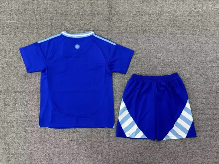 Kids Argentina Away Kit 24/25 Copa America 2024 Football Jersey