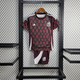 Kids Mexico Home Kit 24/25 Copa America 2024 Football Jersey - PalmSportss