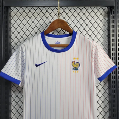 Kids France Away Kit 24/25 Euro Cup 2024 Football Jersey