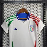 Kids Italy Away Kit 24/25 Euro Cup 2024 Football Jersey - PalmSportss