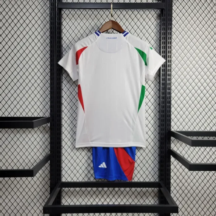 Kids Italy Away Kit 24/25 Euro Cup 2024 Football Jersey