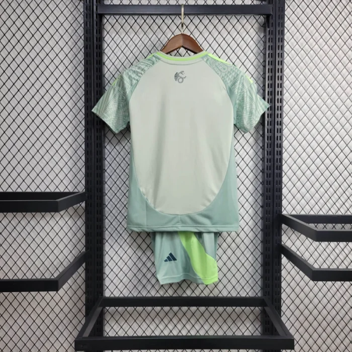 Camiseta de fútbol de visitante de México para niños 24/25 Copa América 2024