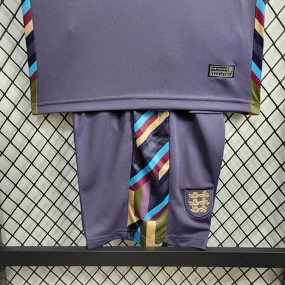 Kids England Away Kit 24/25 Euro Cup 2024 Football Jersey