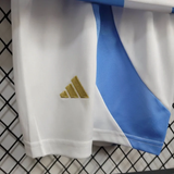 Kids Argentina Home Kit 24/25 Copa America 2024 Football Jersey - PalmSportss