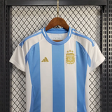 Kids Argentina Home Kit 24/25 Copa America 2024 Football Jersey - PalmSportss