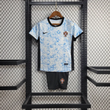 Portugal Away Kit 24/25 Euro Cup 2024 Kids Football Jersey - PalmSportss
