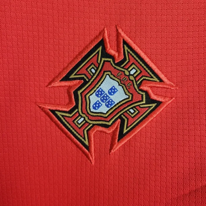 Portugal Home Kit 24/25 Euro Cup 2024 Kids Football Jersey