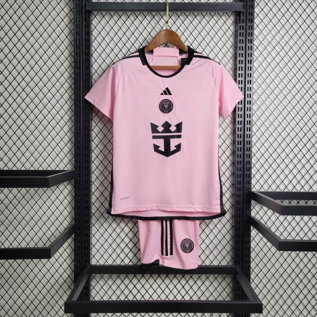 Camiseta de fútbol para niños del Inter Miami Home Kit 24/25 Messi