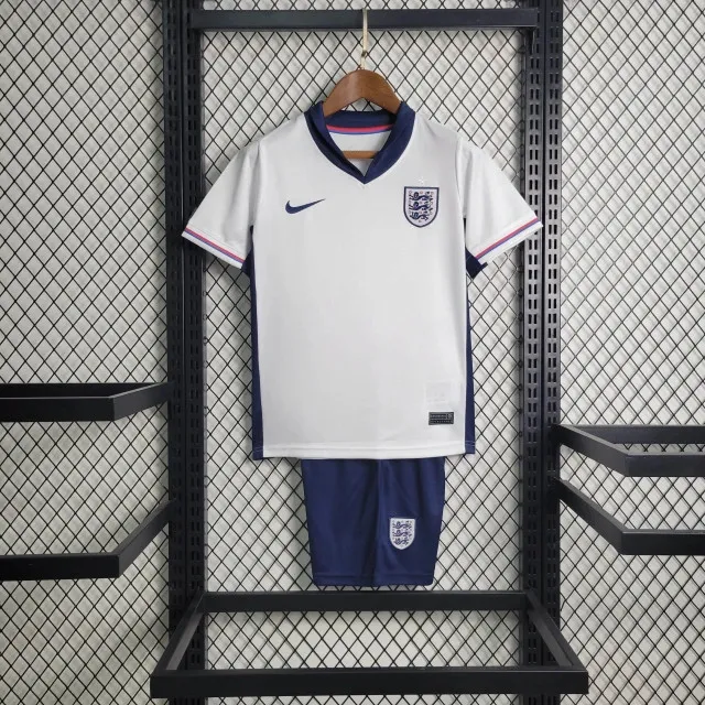 Camiseta de fútbol para niños de la Eurocopa 2024 de Inglaterra para la temporada 24/25
