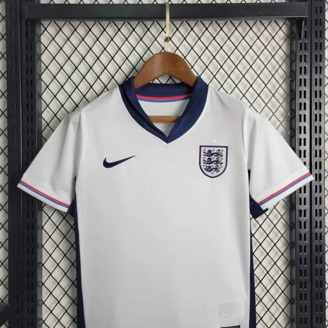 Camiseta de fútbol para niños de la Eurocopa 2024 de Inglaterra para la temporada 24/25