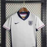 England Home Kit 24/25 Euro Cup 2024 Kids Football Jersey - PalmSportss