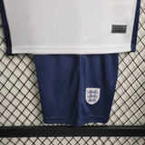 England Home Kit 24/25 Euro Cup 2024 Kids Football Jersey - PalmSportss