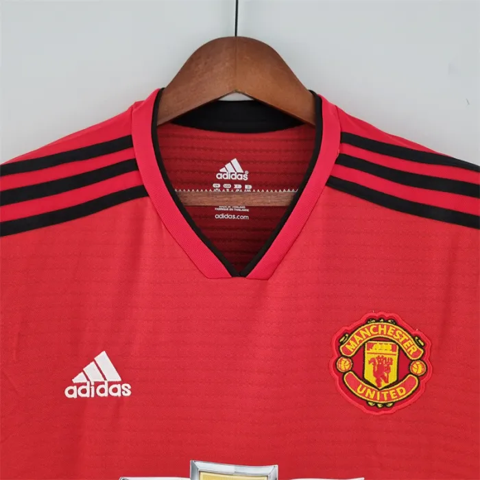 Manchester United Jersey Home Kit 2018/19 Retro Football Team Soccer Shirt