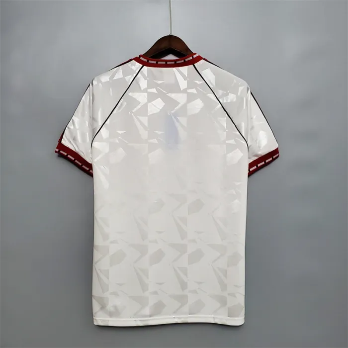 Manchester United Jersey Away Kit 1991 Retro Football Team Soccer Shirt
