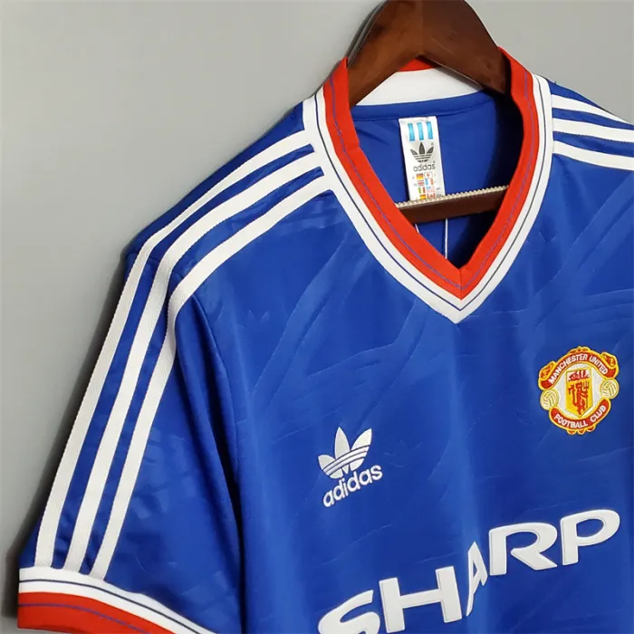 Manchester United Jersey Third Kit 1986/88 Retro Football Team Soccer Shirt