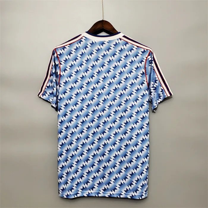 Manchester United Jersey Away Kit 1990/92 Retro Football Team Soccer Shirt