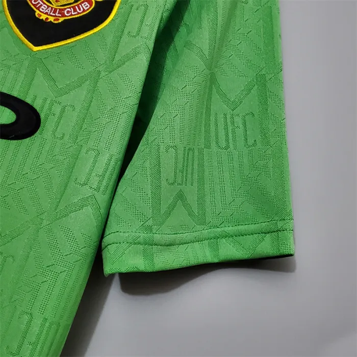 Manchester United Jersey Away Kit 1992/93 Retro Football Team Soccer Shirt