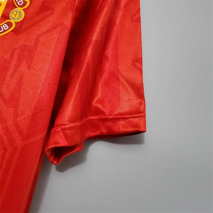 Manchester United Jersey Home Kit 1992/93 Retro Football Team Soccer Shirt