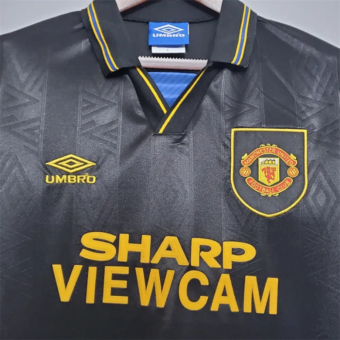 Manchester United Jersey Away Kit 1993/95 Retro Football Team Soccer Shirt