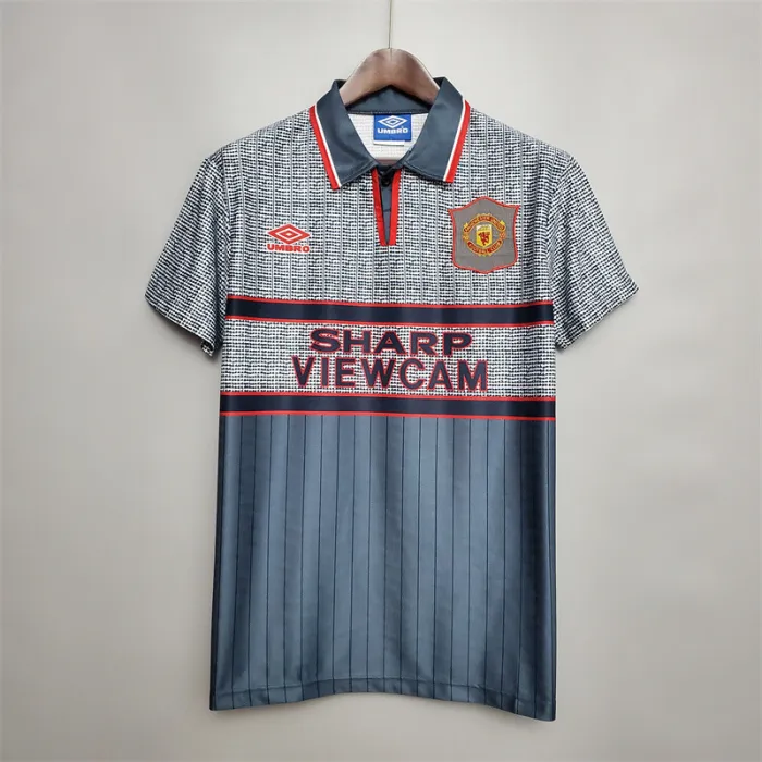 Manchester United Jersey Away Kit 1995/96 Retro Football Team Soccer Shirt