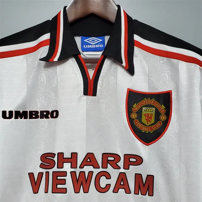 Manchester United Jersey Away Kit 1997/98 Retro Football Team Soccer Shirt