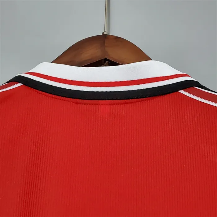 Manchester United Jersey Home Kit 1998/99 Retro Football Team Soccer Shirt