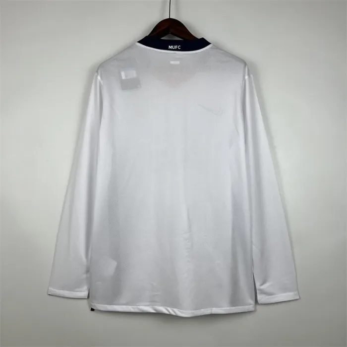 Manchester United Jersey Away Kit 2007/08 Retro Long Sleeves Football Team Soccer Shirt