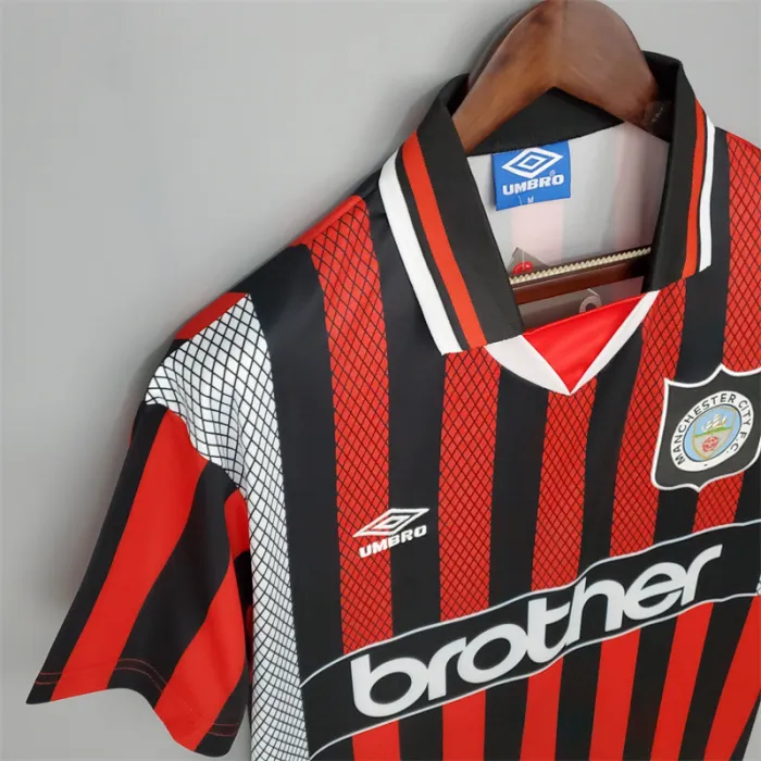 Camiseta de visitante del Manchester City 1994/96, camiseta retro del equipo de fútbol