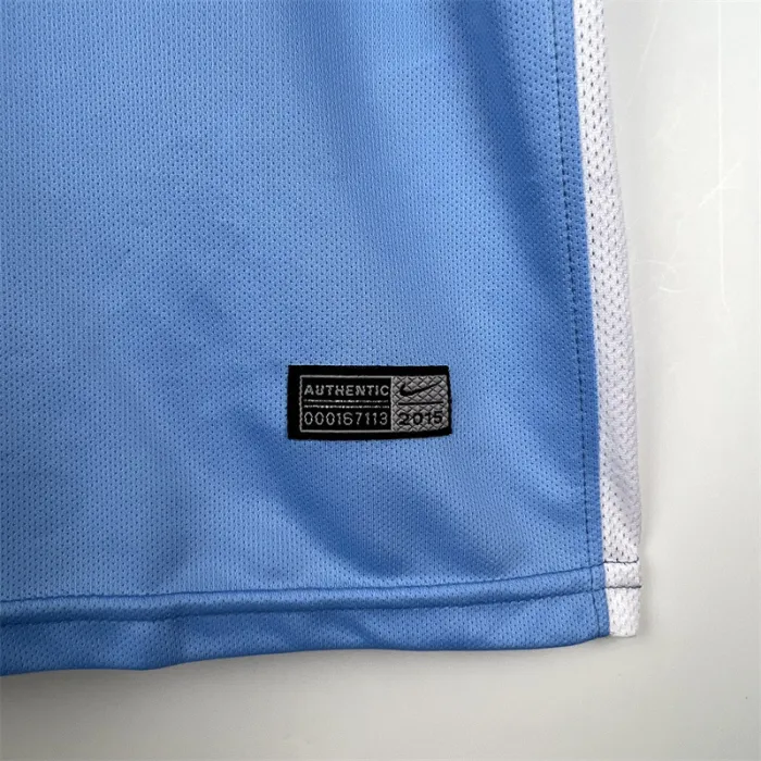 Manchester City Jersey Home Kit 2015/16 Retro Football Team Soccer Shirt