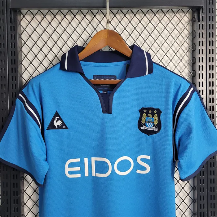 Camiseta de local del Manchester City 01/02 Retro