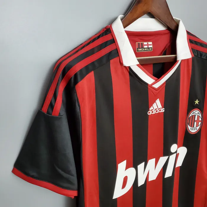 AC Milan Jersey Home Kit 2009 2010 Retro
