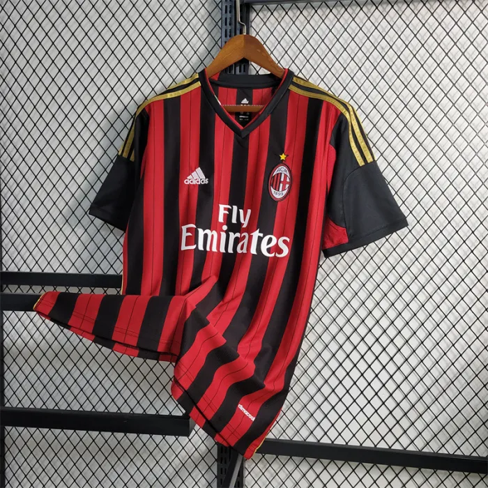AC Milan Jersey Home Kit 2013 2014 Retro