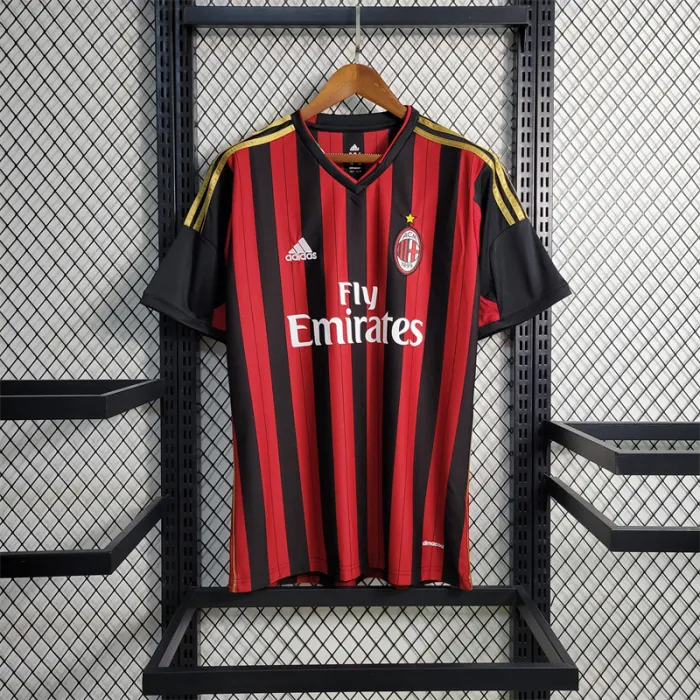 AC Milan Jersey Home Kit 2013 2014 Retro