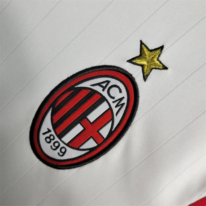 AC Milan Jersey Away Kit 2006 2007 Retro Long Sleeves