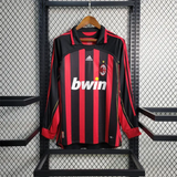 AC Milan Jersey Home Kit 2006 2007 Retro Long Sleeves My Store
