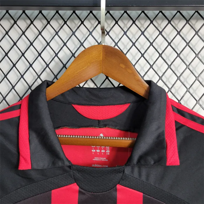 AC Milan Jersey Home Kit 2006 2007 Retro Long Sleeves