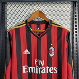 AC Milan Jersey Home Kit 2013 2014 Retro Long Sleeves My Store