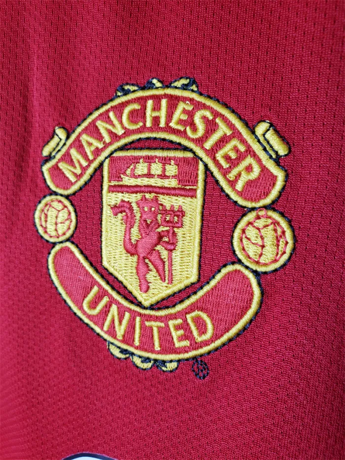 Manchester United Jersey Home Kit 2005/06 Retro Long Sleeve Football Team Soccer Shirt
