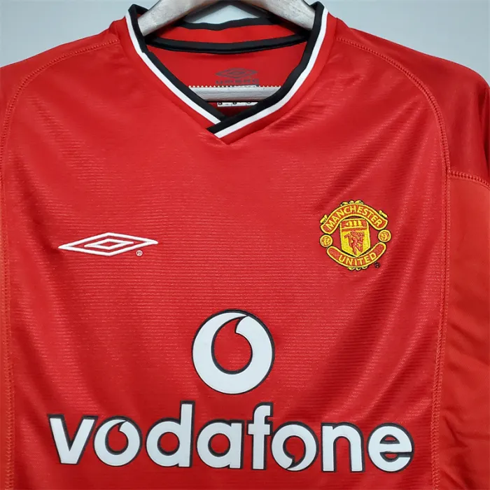 Manchester United Jersey Home Kit 2000/01 Retro Football Team Soccer Shirt