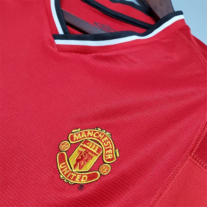 Manchester United Jersey Home Kit 2000/01 Retro Football Team Soccer Shirt