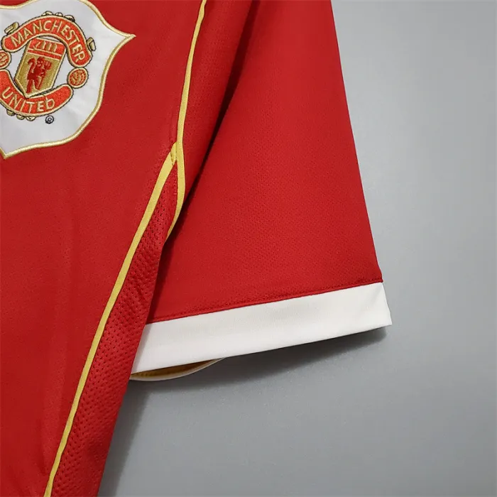 Manchester United Jersey Home Kit 2006/07 Retro Football Team Soccer Shirt